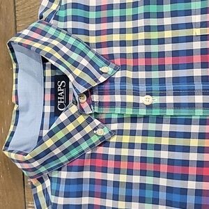 Chaps Men's Long Sleeve Button Up Shirt Size XL